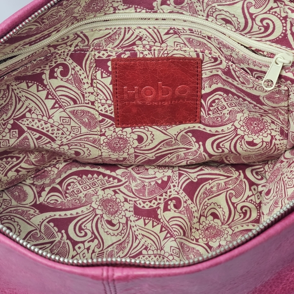 HOBO The Original Betty Leather Slouchy Tote Shoulder Bag in Bordeaux, EUC - Picture 10 of 13